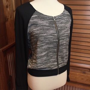 Long sleeve zip up top/jacket